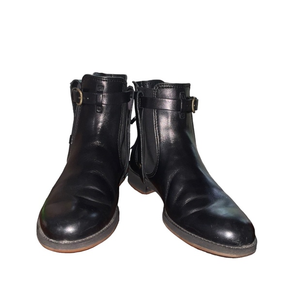 SOLD! ECCO Saunter Mid Cut Leather Chelsea Ankle Boots Sz EU37/US6 - 6.5 - Picture 6 of 16